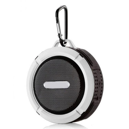 Compact Bluetooth Car Speaker With Clip For Commuting, lightweight clip-in design, hands-free playback, IPX3 splash-resistant