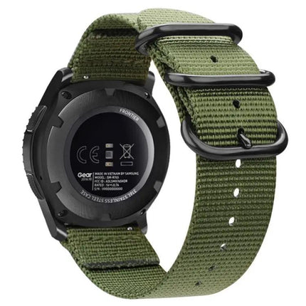 20mm Nylon Three-Ring Watch Band For Samsung Galaxy