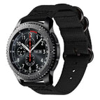 For Samsung Galaxy Watch Active 2 18mm / Gear S3 / Black