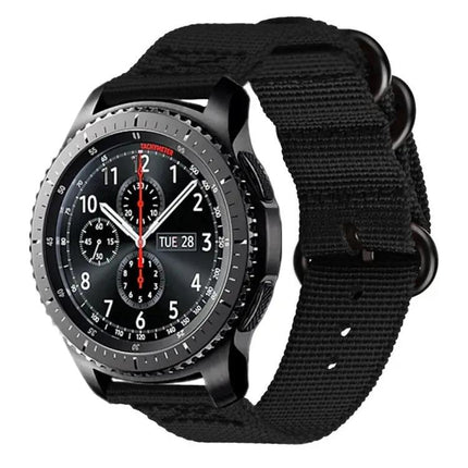 18mm Nylon Three-Ring Watch Strap for Samsung Gear S3