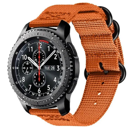 18mm Nylon Three-Ring Watch Strap for Samsung Gear S3