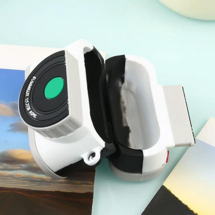 Protective Case for AirPods Pro with Camera Style for Daily Carry in white camera-shaped dustproof antifouling design