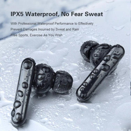 Mini Touch Wireless Earbuds With Charging Case For Commuting water-resistant T10 earbuds with IPX5 sweatproof design