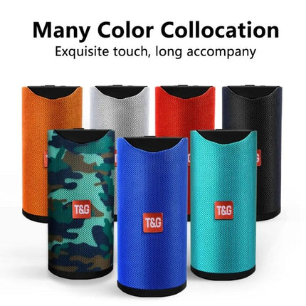 Portable Bluetooth Travel Speaker With FM Radio For Outdoor in assorted colors showing speaker models for travel and outdoor use