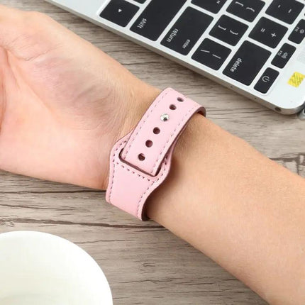 Leather Buckle Watch Band For Apple Watch 38/40/41/42mm | Syndmart