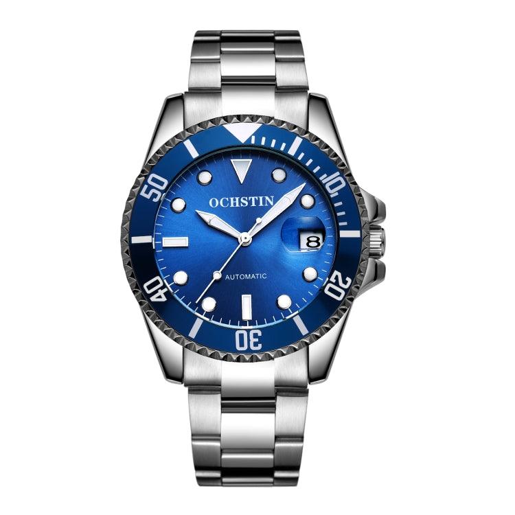 OCHSTIN 6126 Full Automatic Stainless Steel Men's Mechanical Watch with Waterproof Night Light Feature