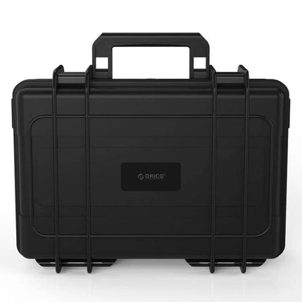 ORICO 20-Bay Protective Case for 3.5-Inch Hard Drives sturdy black carrying case protecting up to 20 drives from dust and drops