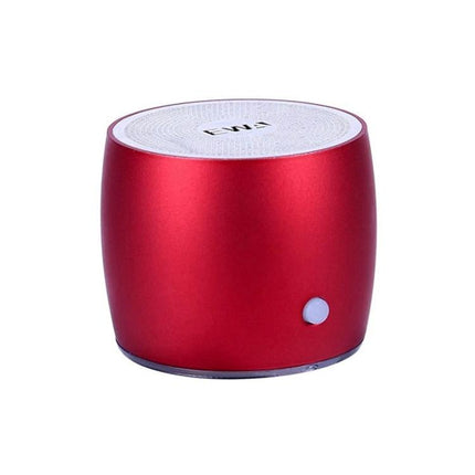 EWA Compact Bluetooth Speaker For Jogging And Travel - compact red portable speaker for jogging, travel and hands-free calls