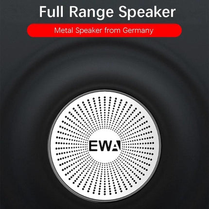 EWA Compact Bluetooth Speaker For Jogging And Travel compact white metal speaker for running picnics and travel
