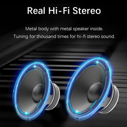EWA Compact Bluetooth Speaker For Jogging And Travel portable metal hi-fi mini speaker for running and travel, Bluetooth 4.2