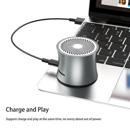 EWA Compact Shower Speaker For Portable Daily Hands Free Use on laptop, splash‑resistant pocket‑sized speaker for shower and travel