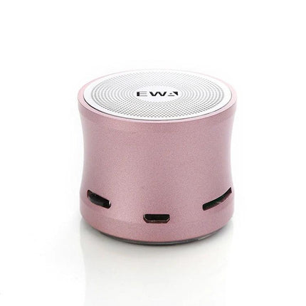 EWA Compact Shower Speaker For Portable Daily Hands Free Use pocket-sized pink splash-resistant speaker for travel