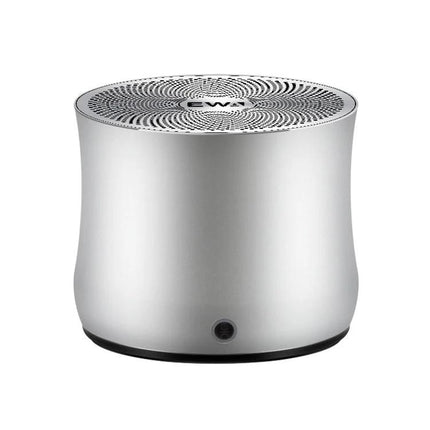 EWA Compact Bluetooth Speaker Outdoor Use Weather Resistant silver portable IPX6 water-resistant shockproof mesh grill