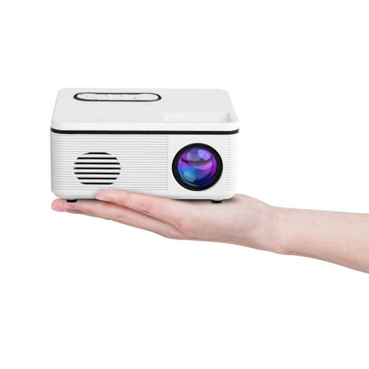 Portable Mini Projector S361 - 80 Lumens, 480x320 Resolution, Supports 1080P