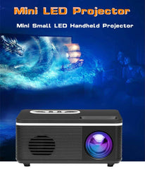 Portable Mini Projector S361 - 80 Lumens, 480x320 Resolution, Supports 1080P