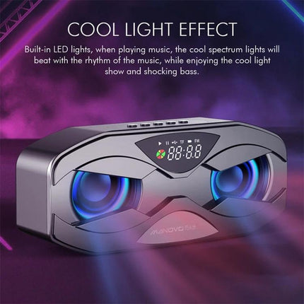 Owl Bluetooth Speaker With Alarm And Night Light For Bedside compact owl speaker with LED breathing lights