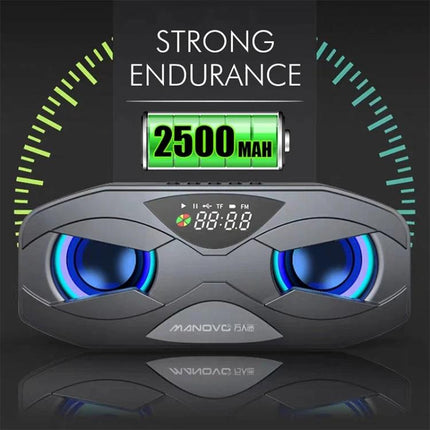 Owl Bluetooth Speaker With Alarm And Night Light For Bedside compact owl speaker with alarm, night light, 2500mAh battery