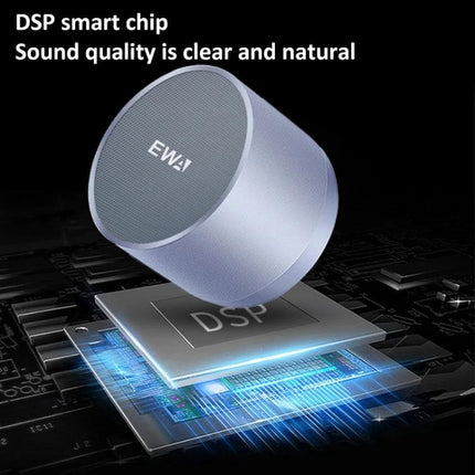 EWA Mini Bluetooth Speaker For Travel, Workouts, Home compact metal mesh speaker with DSP chip and water-resistant housing