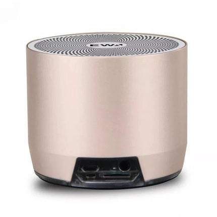EWA Mini Bluetooth Speaker For Travel, Workouts, Home compact rose gold waterproof metal mesh portable speaker