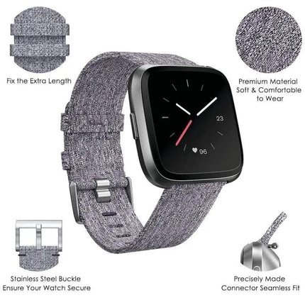 Universal Nylon Canvas Watch Strap Quick Release Band