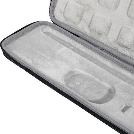 Protective Travel Bag for Logitech MX Keys Advanced Keyboard - custom-molded padded case with zipper for travel protection