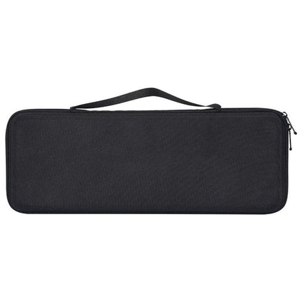 Protective Travel Bag for Logitech MX Keys Advanced Keyboard - black zippered carry case with handle for secure travel protection