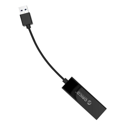 ORICO USB 2.0 to Ethernet Adapter for Wired Network Access black compact USB-to-Ethernet dongle for stable wired internet