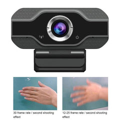 Full HD 1080P USB Webcam with Built-in Microphone for Streaming and Video Conferencing