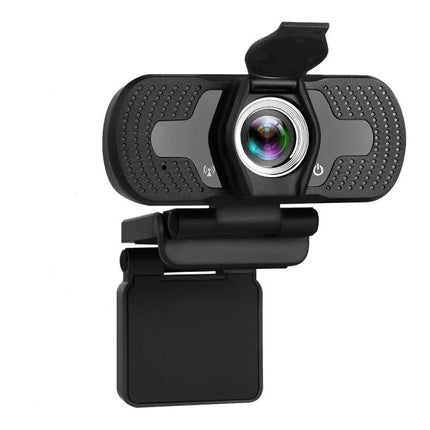 Web Camera with Built-in Microphone for Video Calls and Streaming mounted webcam with built-in noise reduction mic and auto light enhancement for home office