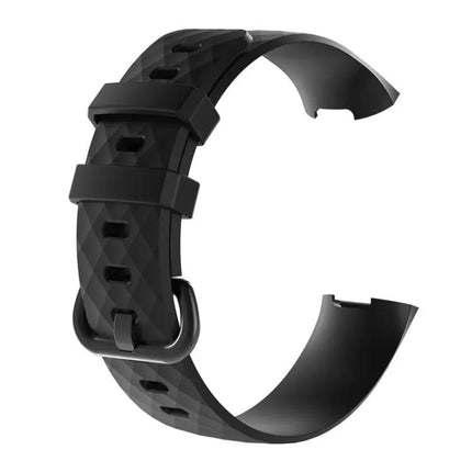 Diamond Silicone Band For Fitbit Charge 3 190x18mm