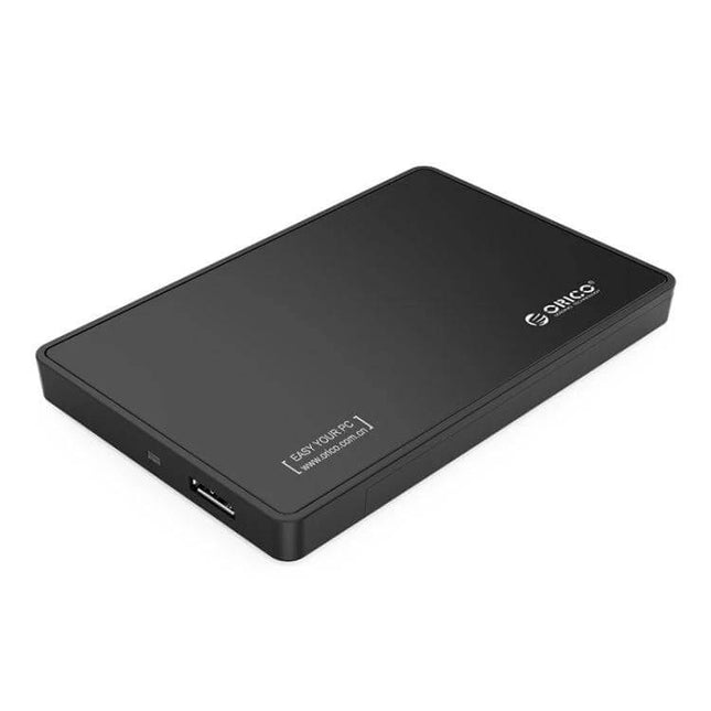 ORICO 2.5 Inch Hard Drive Enclosure for Everyday Storage Use black slim USB external HDD/SSD enclosure for Windows and Mac backup