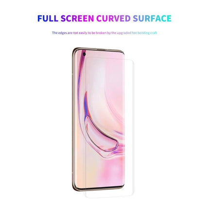 3D Curved Full Screen Protector For Xiaomi Mi 10 And Mi 10 Pro edge-to-edge PET film showing curved display coverage and clarity