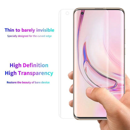 3D Curved Full Screen Protector For Xiaomi Mi 10 And Mi 10 Pro - High Definition PET Edge-to-Edge Coverage, Touch Responsive