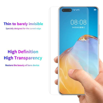 Enkay Hat-Prince 2-Pack Full Screen PET Curved Protector For Huawei P40 Pro Keeps Your Screen Clear In Everyday Use - Clear High-Definition PET Screen Protector