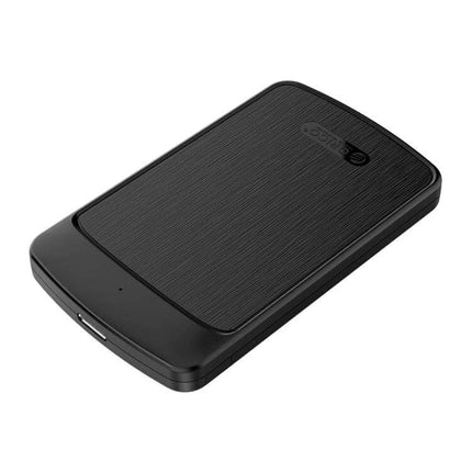 Orico 2.5-Inch Hard Drive Enclosure for Portable Storage black USB 3.0 case for 2.5-inch SATA HDDs and SSDs, portable backup and file transfer