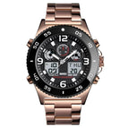 Rose Gold-Steel Belt