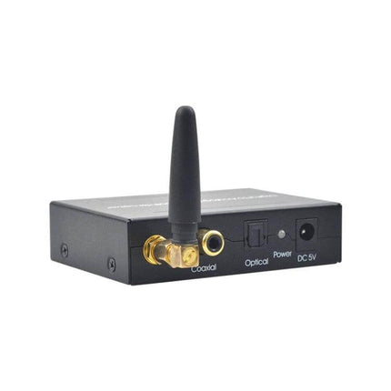 Digital Audio Converter with Bluetooth for Home Theater Use - compact receiver with coaxial, optical inputs and stereo analog outputs