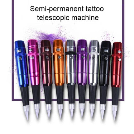 Semi-Permanent Tattoo Machine For Eyebrows, Everyday Makeup Tool stainless steel compact electric eyebrow tattoo pen in multiple colors