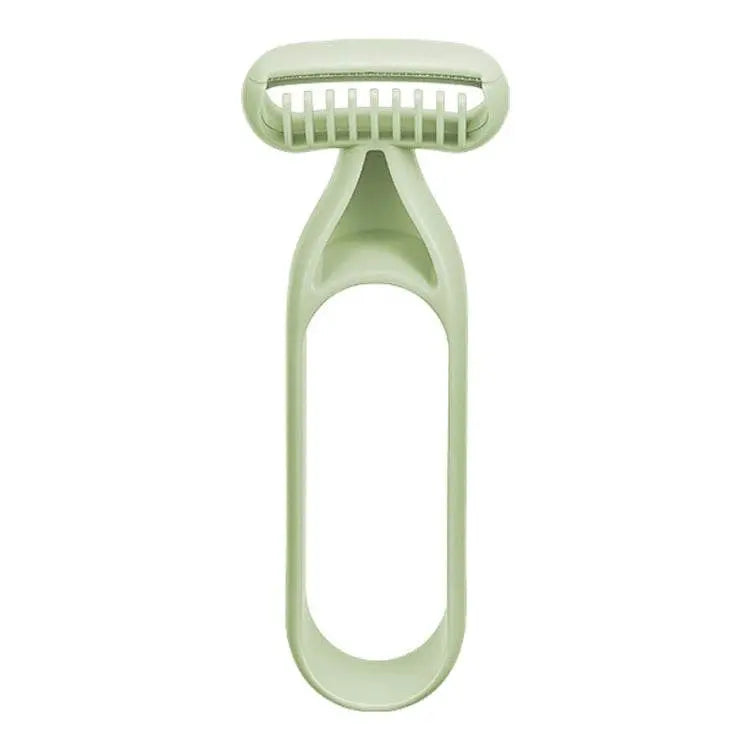 Sensitive Leg and Armpit Shaver Macro Blade Gentle Shaving Tool, Matcha Green, Natural Skin 