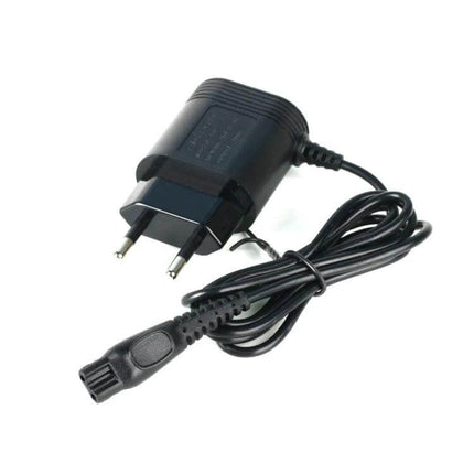Shaver Adapter Charger For HQ Series EU Plug Daily Use - black EU plug 15V DC charger for HQ5-HQ9 shavers, compact travel adapter
