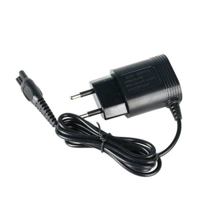 Shaver Adapter Charger For HQ Series EU Plug Daily Use - compact 15V EU plug adapter for HQ5-HQ9 shavers, 100-240V worldwide input, lightweight travel charger