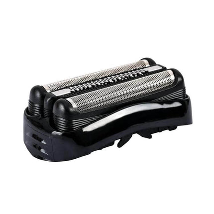 Shaver Head Set For Electric Shavers Replacement Kit - black dual-foil replacement head for 3 Series electric shavers, durable PC material, close comfortable shave