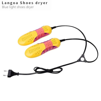 Shoe Warmer Dryer With Deodorizing And Lighting, 17x5.5x4cm, US Plug - compact yellow shoe dryer for sneakers and work shoes