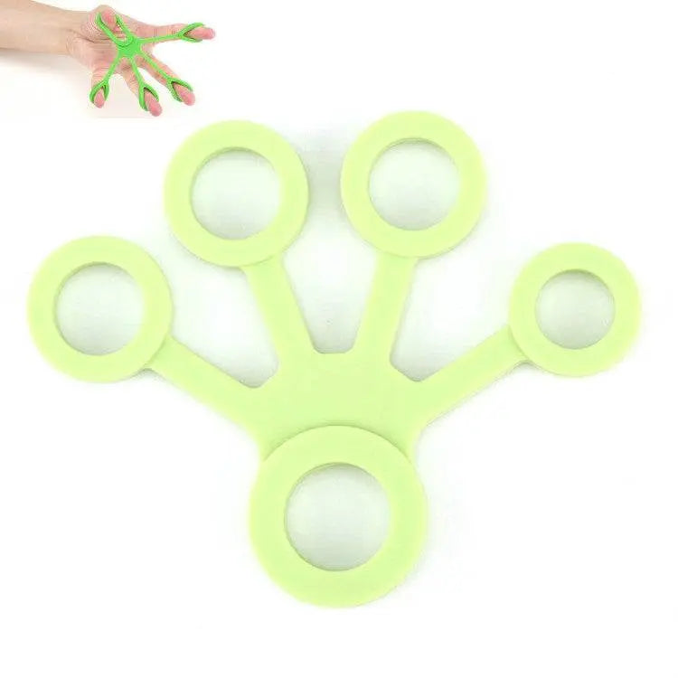 Silicone Finger Trainer Device Fan-shaped Pull Ring Set for Strength