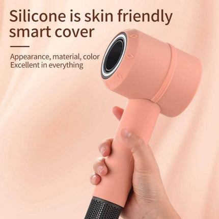 Hair Drier Case For Dyson Shockproof Everyday Use Travel silicone sleeve on pink Dyson hair dryer, shockproof, anti-fall, dustproof travel protection