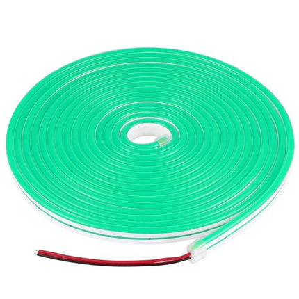Silicone Neon LED Strip Light, Bendable For Home Decor green roll with 5m cable IP65 waterproof flexible accent lighting