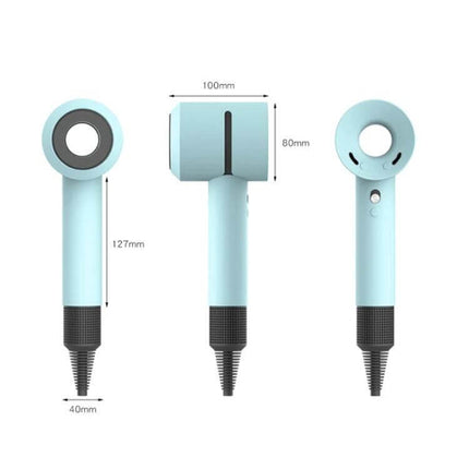 Silicone Shockproof Case Keeps Dyson Hairdryer Safe During Daily Use - light blue silicone protective cover, 1.2mm shockproof layer
