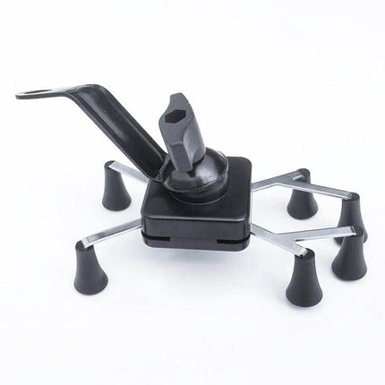 Six Claw Phone Holder For Bike Motorcycle EV Handlebar Or Mirror Mount - six-claw aluminum-plastic phone mount with 6 rubberized claws for handlebars or mirrors