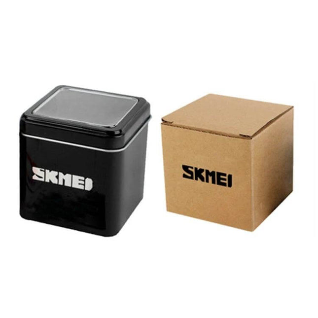 SKMEI Watch Packaging Gift Box Blue Box Set For Display And Storage - blue watch display box with removable pillow for storage