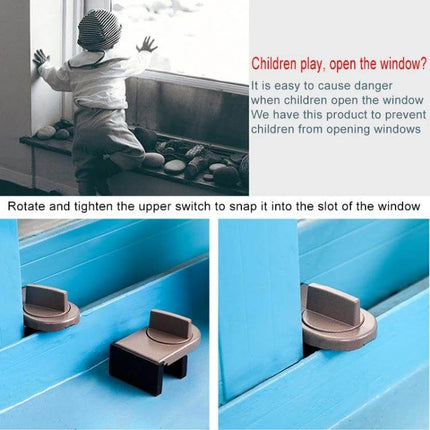 Sliding Sash Stopper Baby Safety Lock For Windows And Doors - compact iron window sash stopper preventing children from opening windows